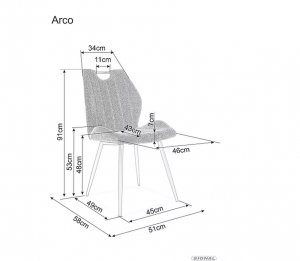 Стілець Arco Brego 658 фото